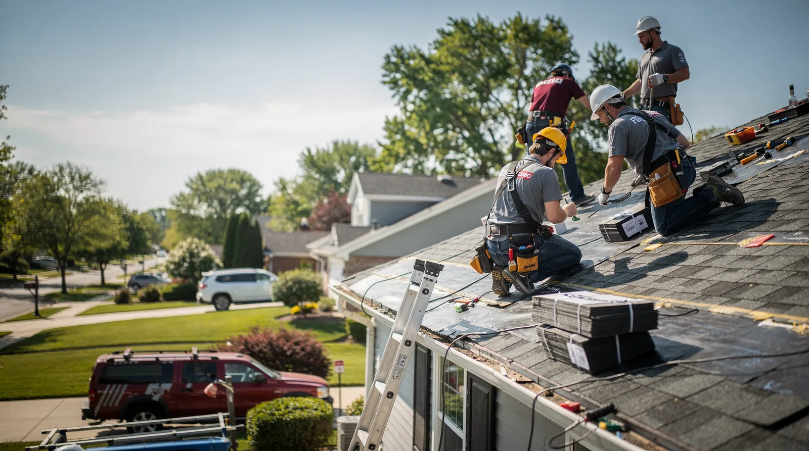 Roof Repair in Batchtown, IL around you